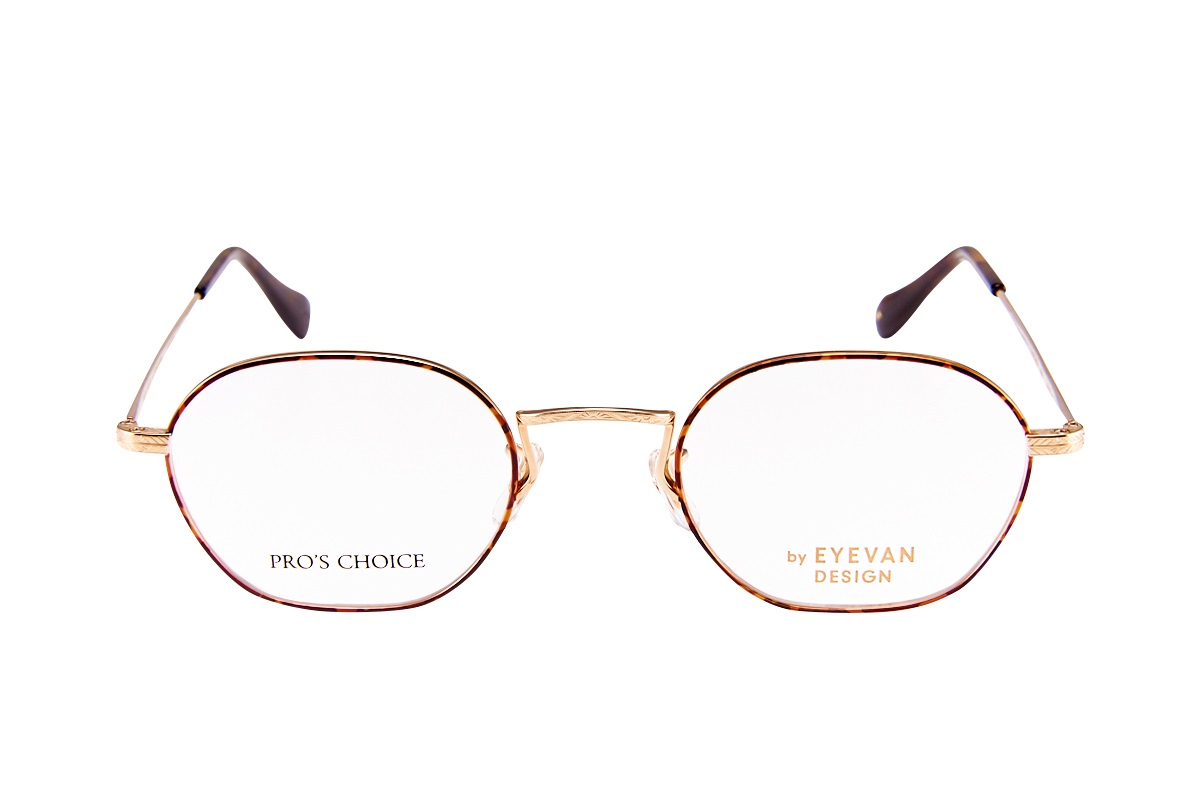 PRO'S CHOICE by EYEVAN DESIGN　ProEV2403M ゴールドデミ 47サイズ