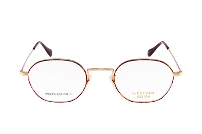 PRO'S CHOICE by EYEVAN DESIGN　ProEV2403M ゴールドデミ 47サイズ