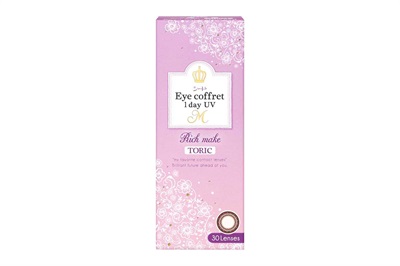 EYE COFFRET 1DAY UV M トーリック Rich make 30P