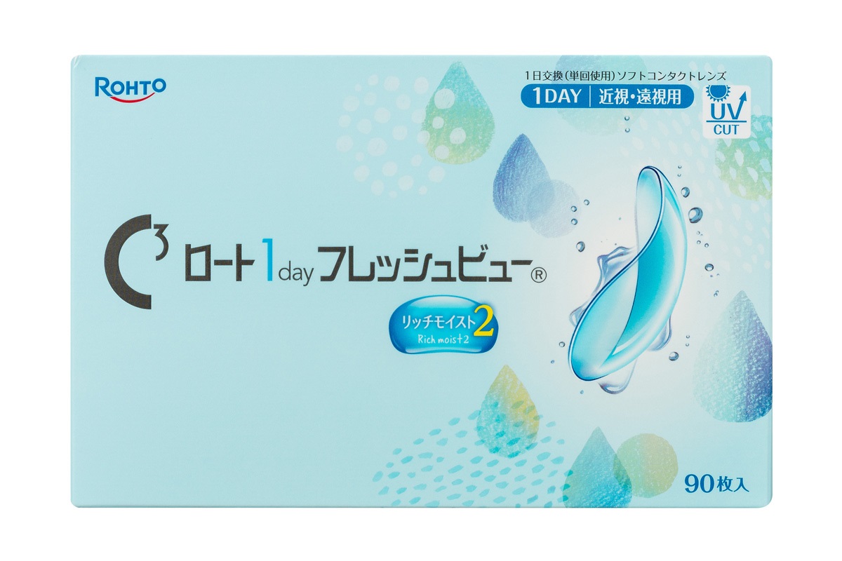 ロート 1DAYフレッシュビューリッチモイスト2 90枚入