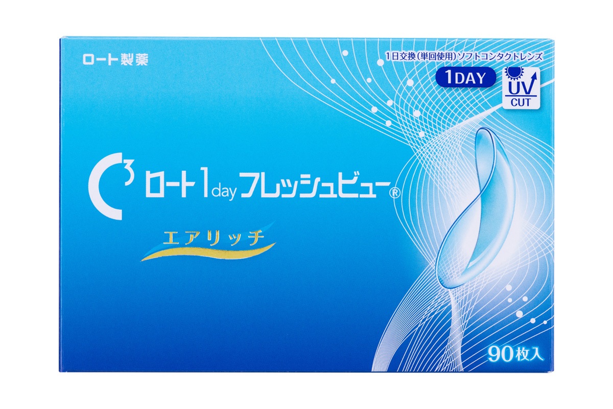 ロート 1DAYフレッシュビューエアリッチ 90枚入